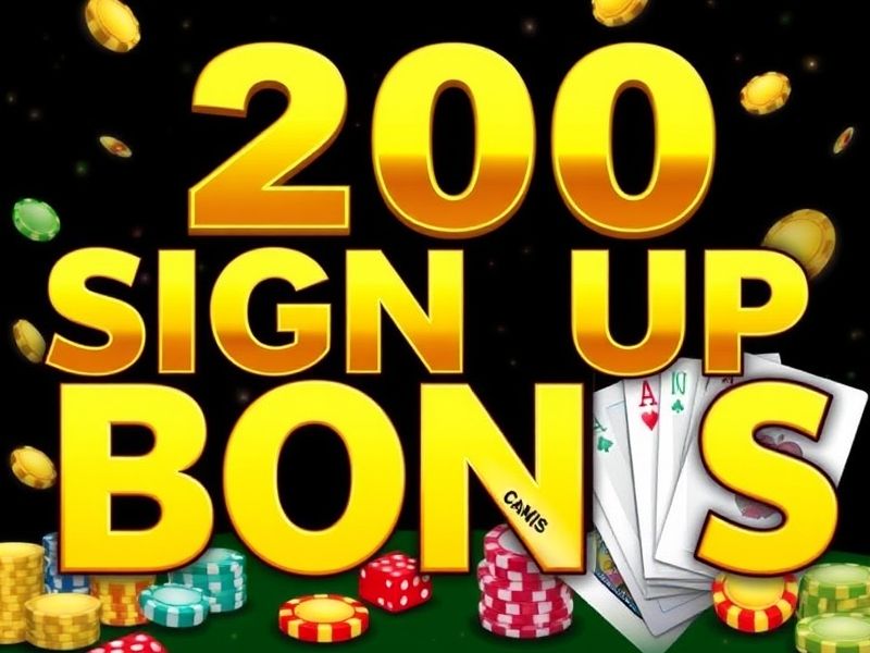 Discover the most generous 200 sign-up bonus casinos online. Learn how to claim 200% match bonuses, no-deposit deals, and find expert-approved guides to maximize your gambling rewards while playing popular casino games.